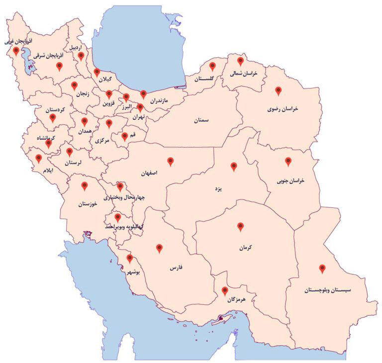 نمایندگان سیلندر امید فردا در تمام نقاط کشور